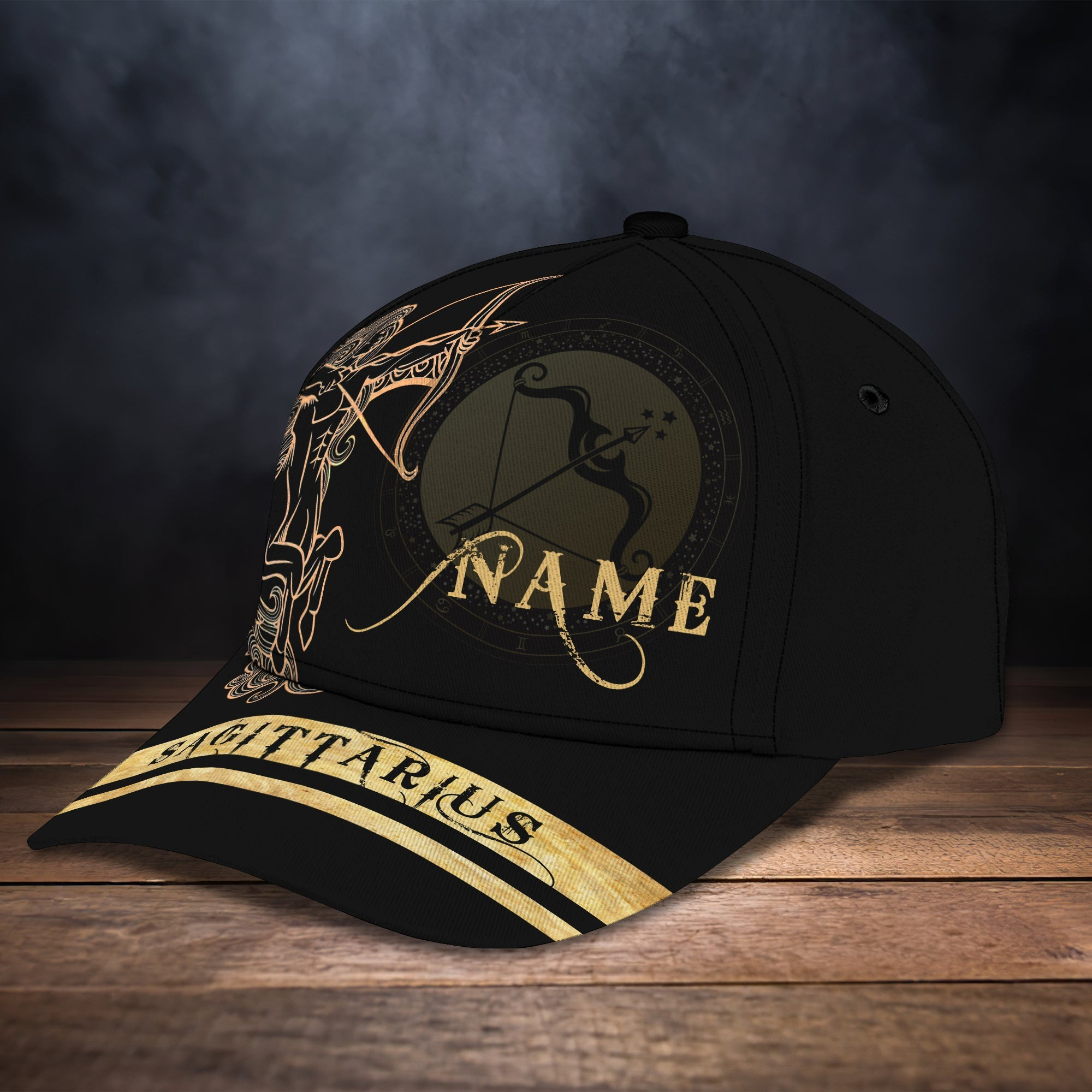 Custom Classic Sagittarius Cap - Personalized Zodiac Gift Trucker Hats Custom Hats Gifts For Men & Women