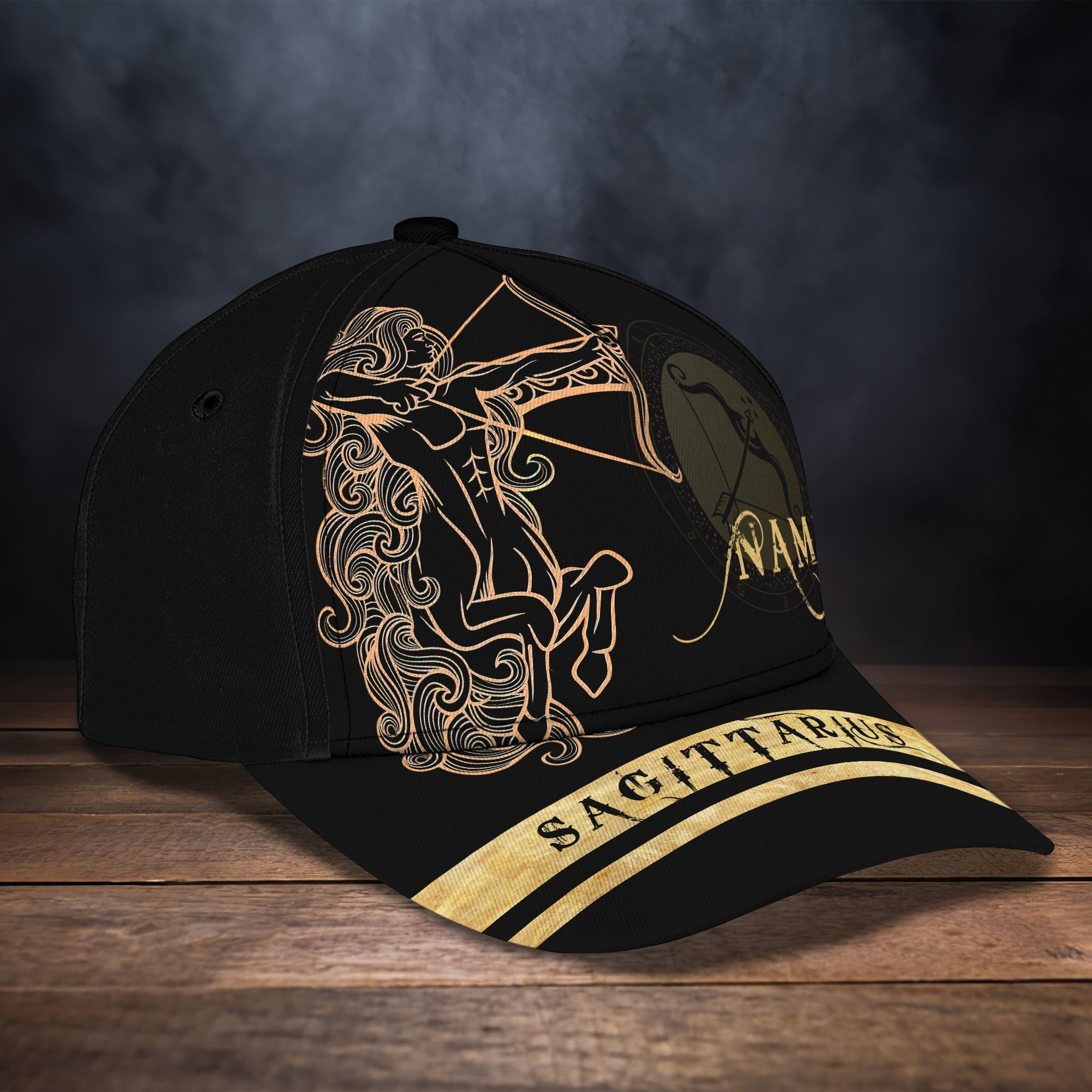 Custom Classic Sagittarius Cap - Personalized Zodiac Gift Trucker Hats Custom Hats Gifts For Men & Women