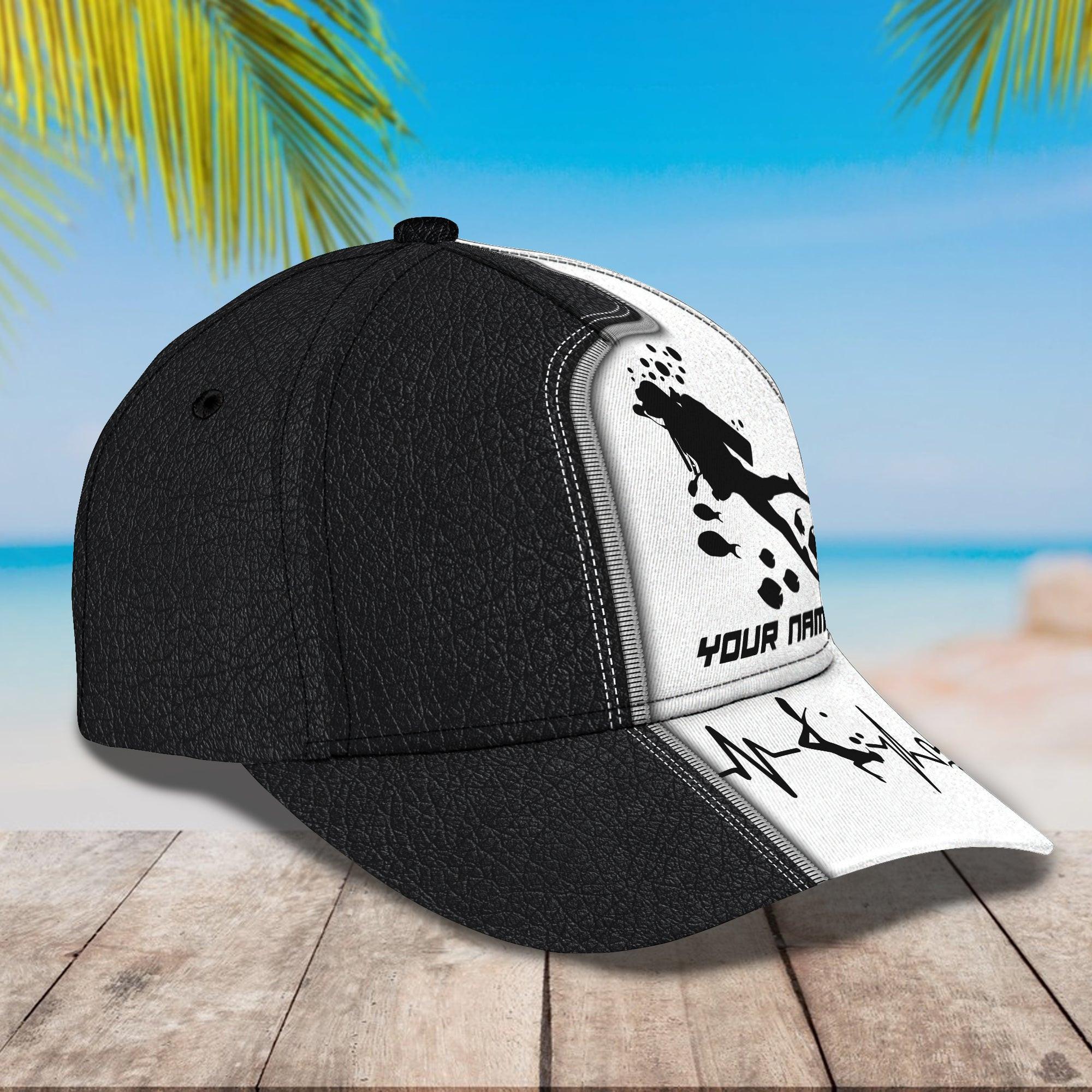 Custom Classic Scuba Diving Cap - Personalized Trucker Hats Custom Hats Gifts For Men & Women