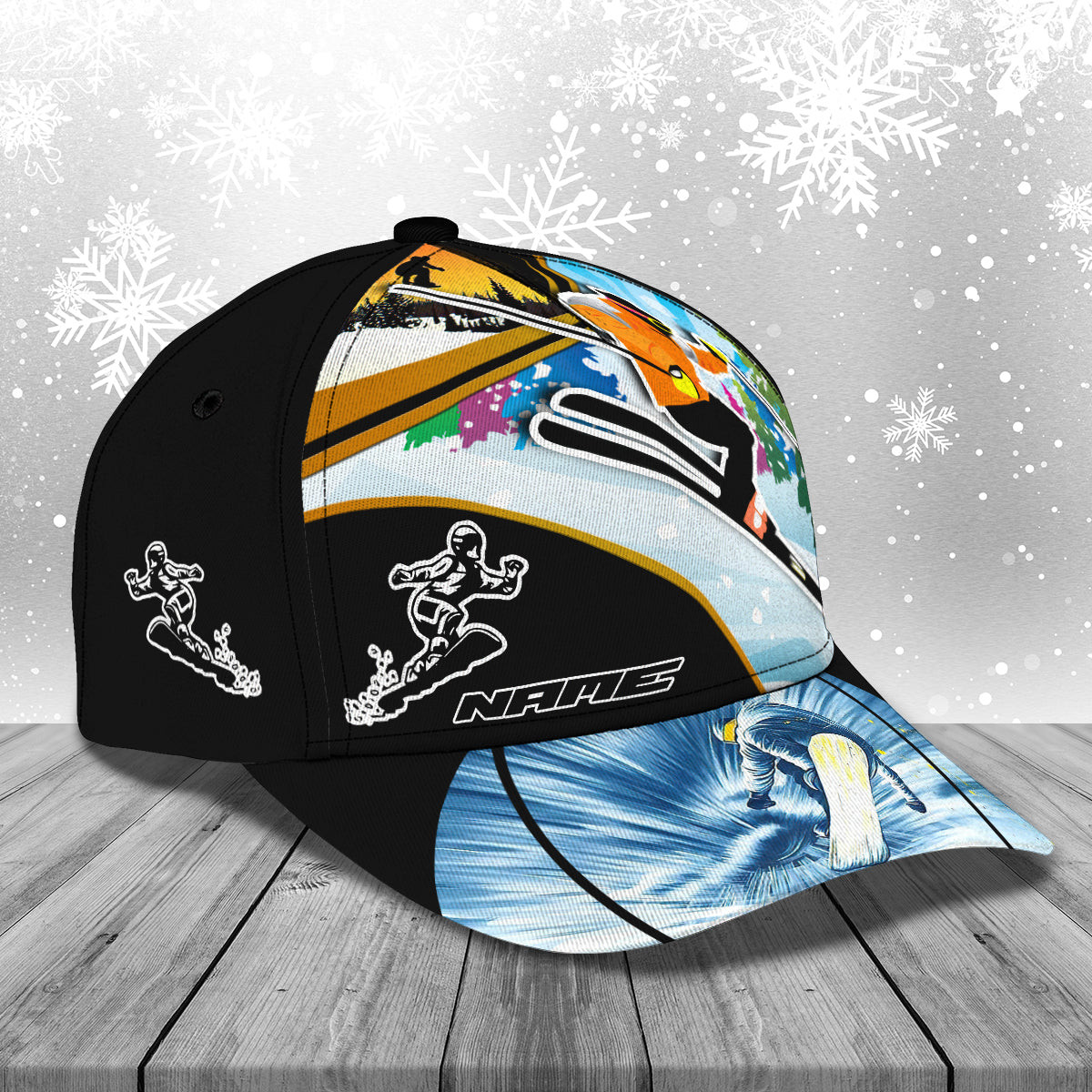 Custom Classic Ski Cap - Personalized Name Trucker Hats Custom Hats Gifts For Men & Women