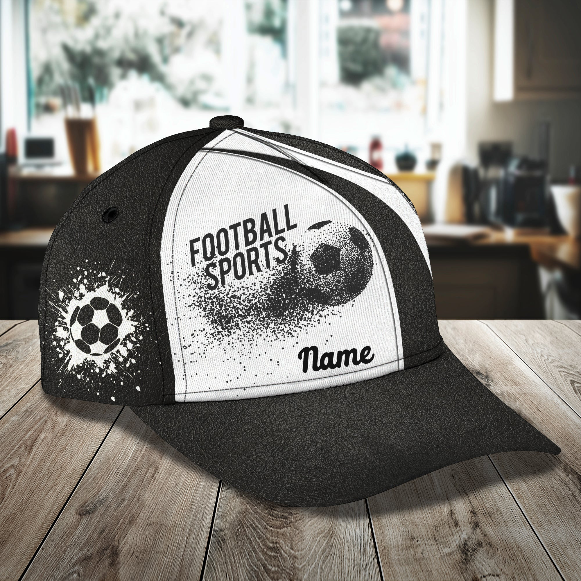 Custom Classic Soccer Cap - Personalized Name Trucker Hats Custom Hats Gifts For Men & Women