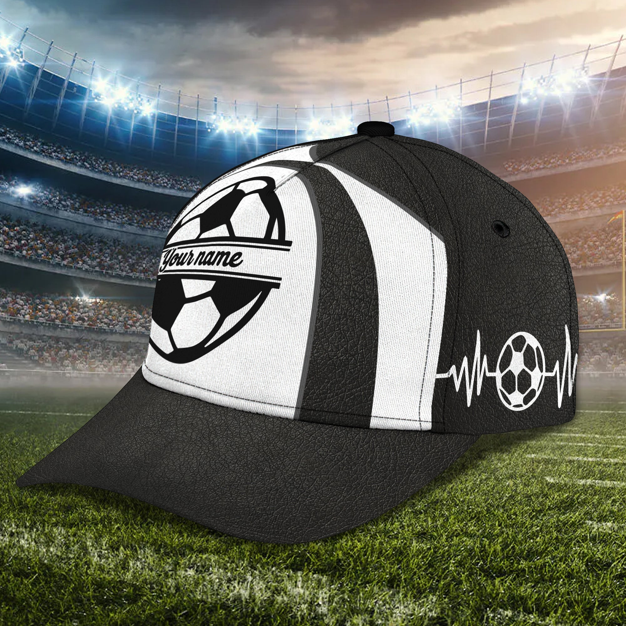 Custom Classic Soccer Cap - Personalized Name - Perfect Gift Trucker Hats Custom Hats Gifts For Men & Women