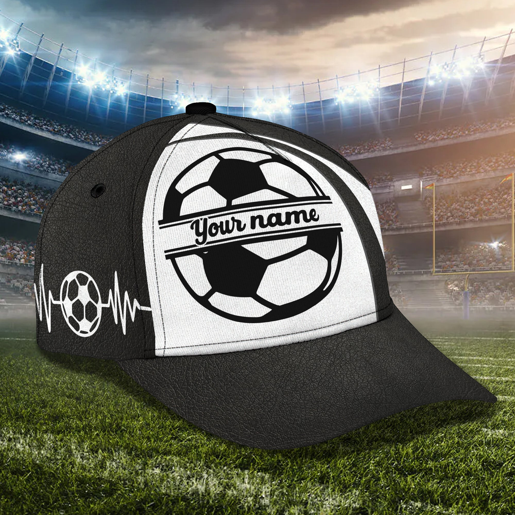 Custom Classic Soccer Cap - Personalized Name - Perfect Gift Trucker Hats Custom Hats Gifts For Men & Women