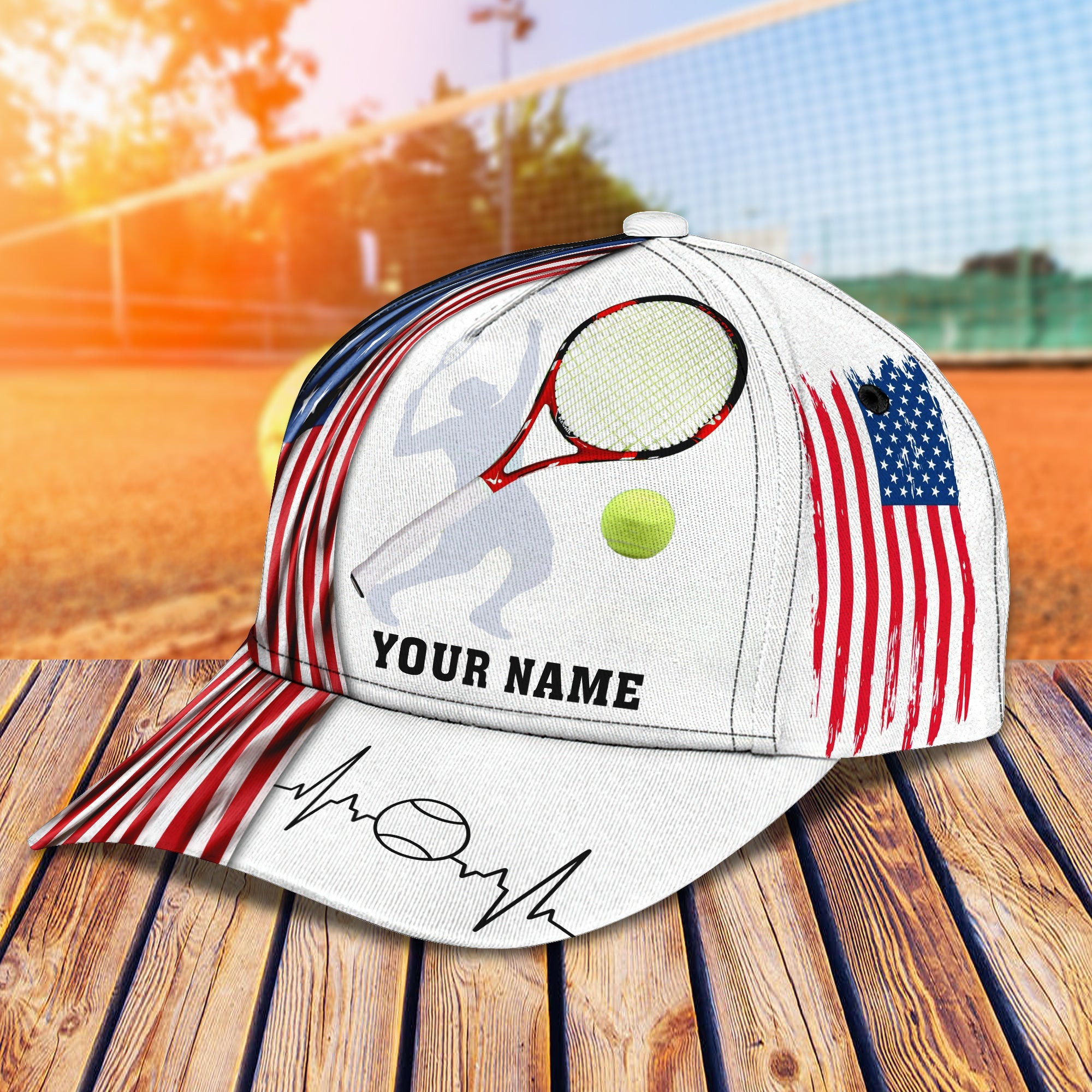 Custom Classic Tennis Cap - Personalized  Name Hat Trucker Hats Custom Hats Gifts For Men & Women
