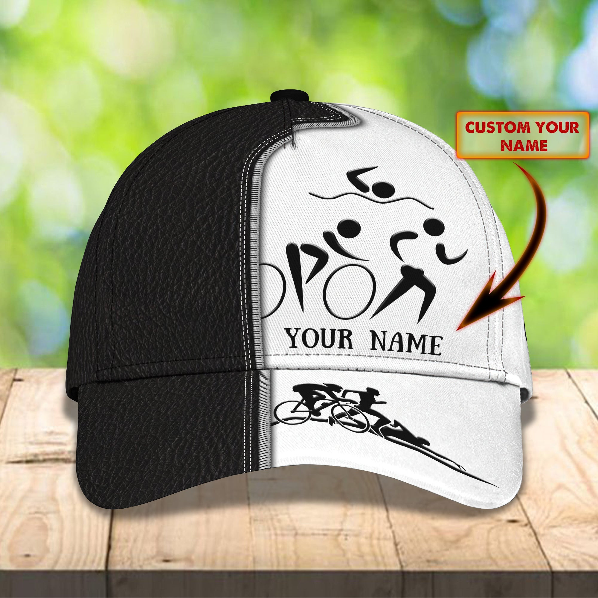 Custom Classic Triathlon Cap - Personalized Gift Option Trucker Hats Custom Hats Gifts For Men & Women