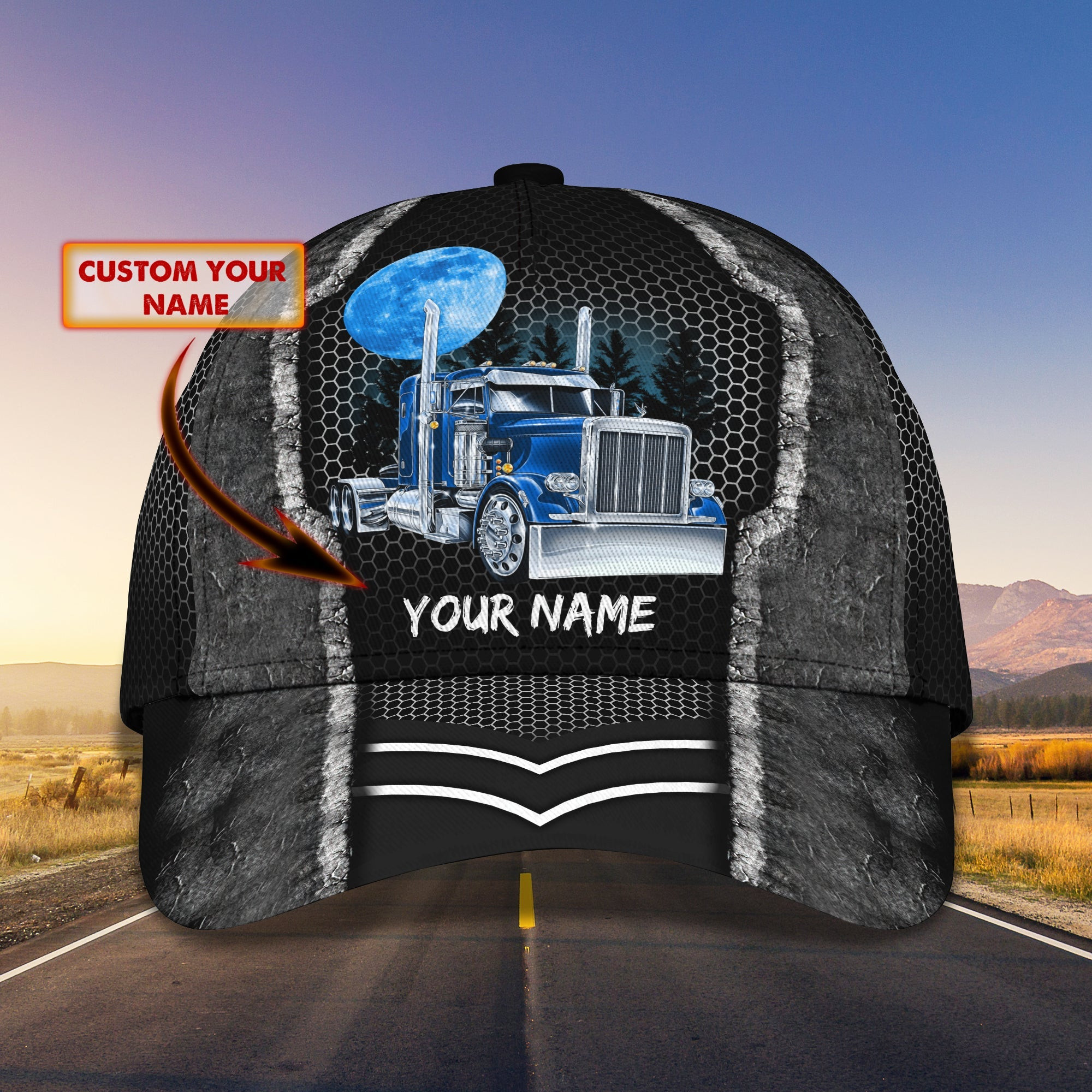 Custom Classic Trucker Cap - Personalized Trucker Hats Custom Hats Gifts For Men & Women