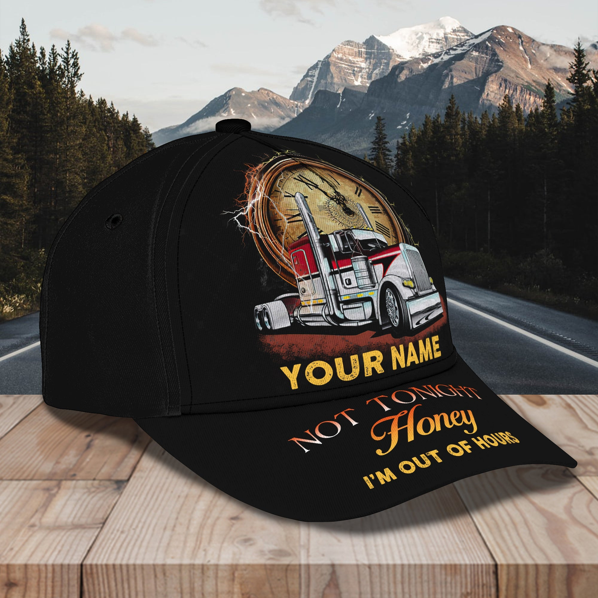 Custom Classic Trucker Cap - Personalized Name Trucker Hats Custom Hats Gifts For Men & Women
