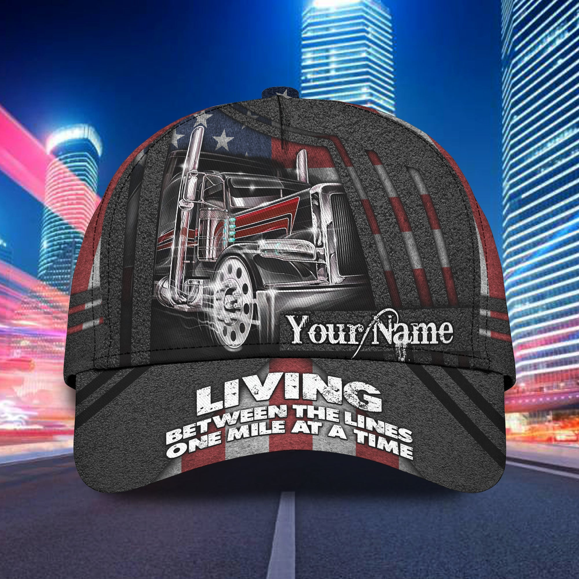 Custom Classic Trucker Cap - Personalized Name Trucker Hats Custom Hats Gifts For Men & Women