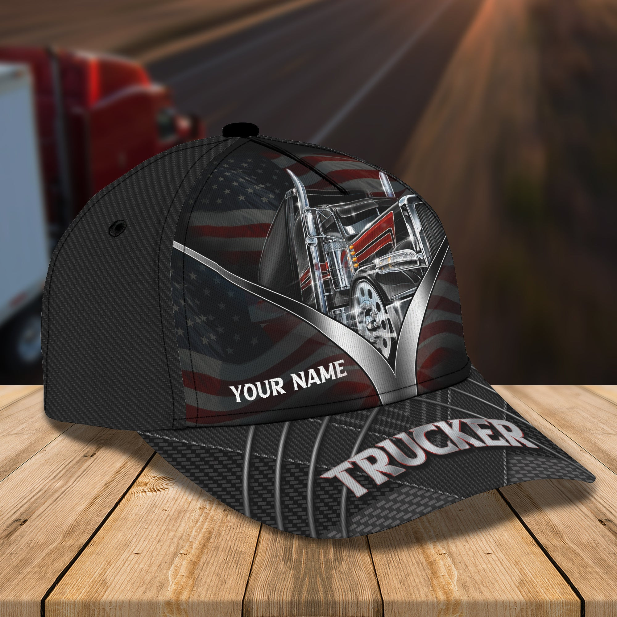 Custom Classic Trucker Cap - Personalized Name Trucker Hats Custom Hats Gifts For Men & Women