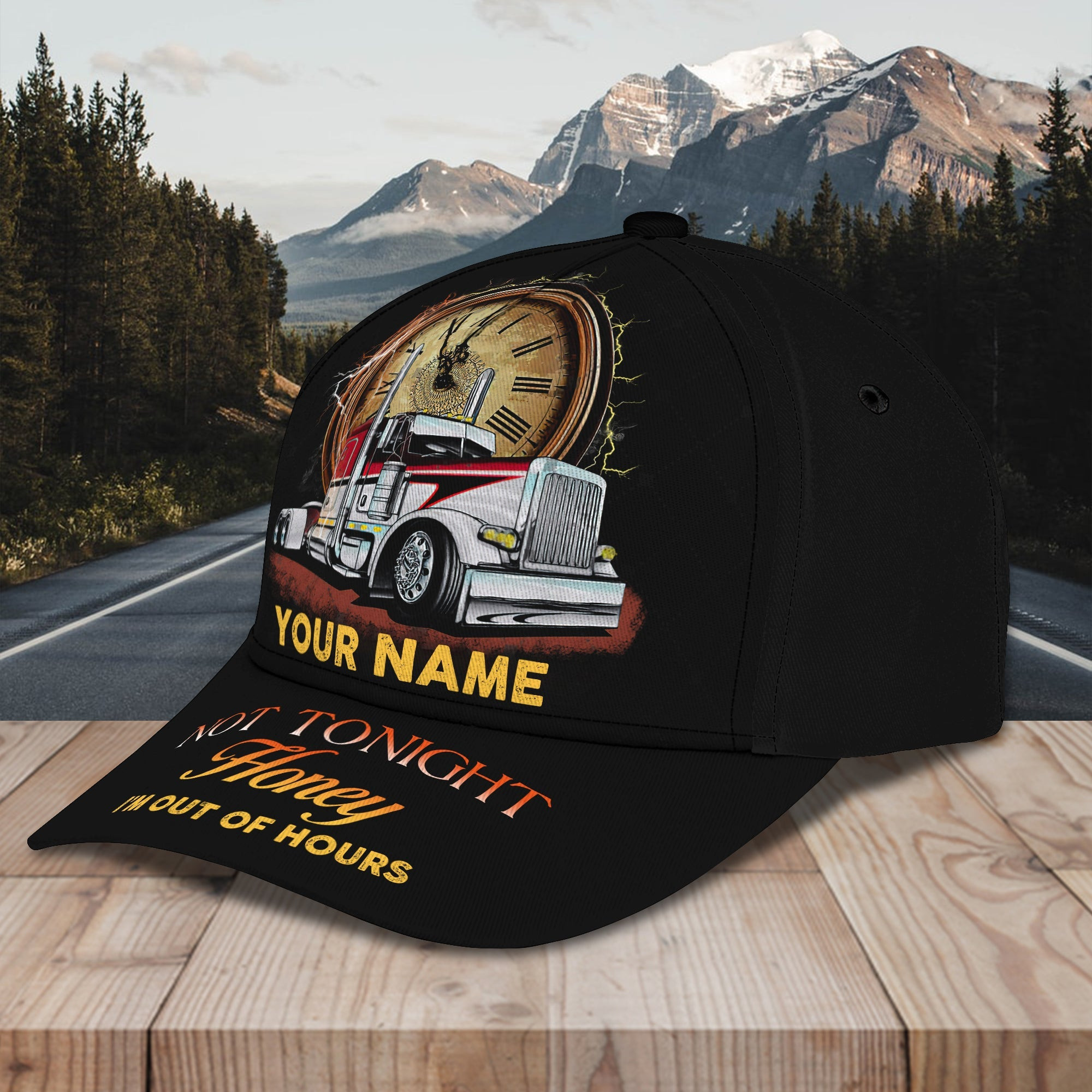 Custom Classic Trucker Cap - Personalized Name Trucker Hats Custom Hats Gifts For Men & Women