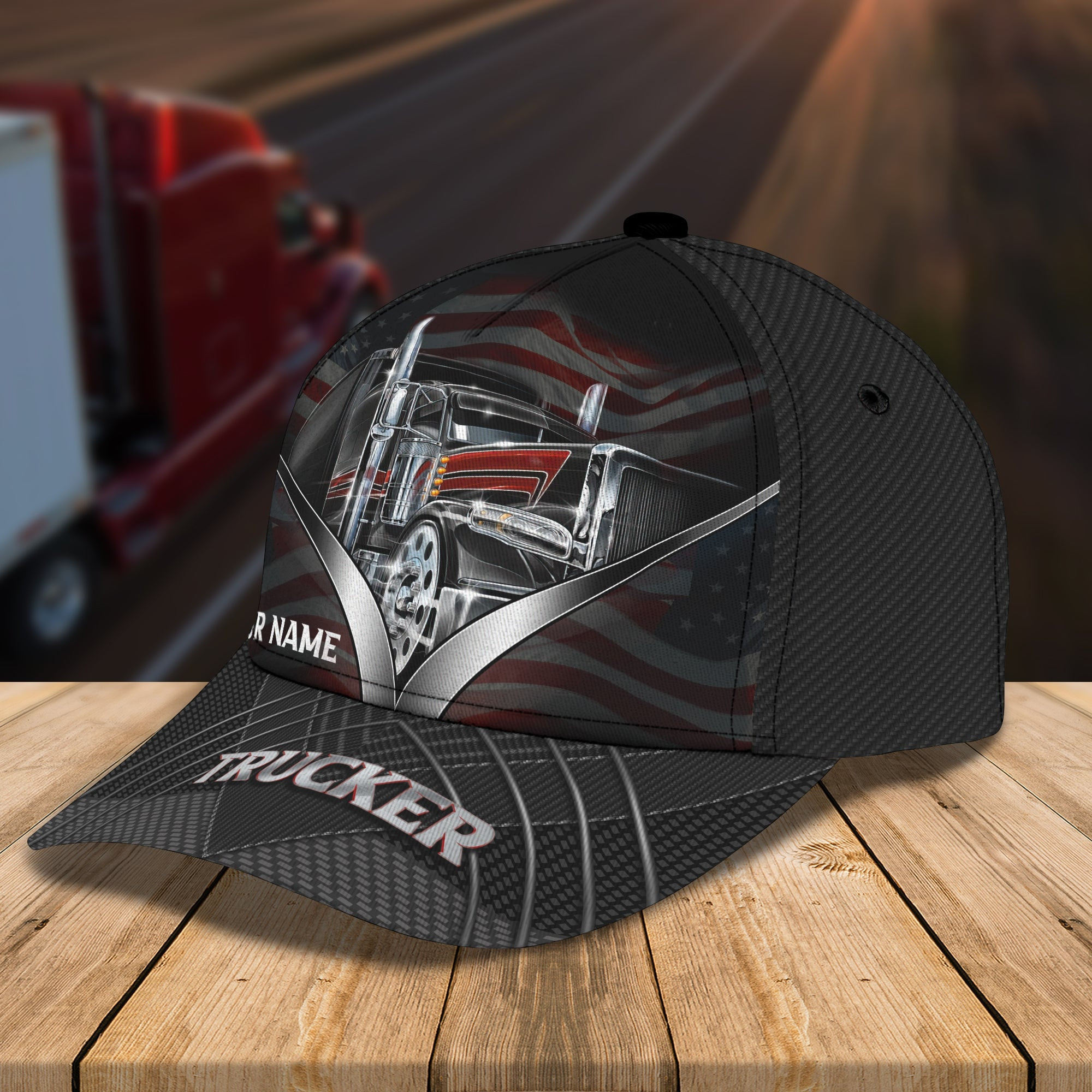 Custom Classic Trucker Cap - Personalized Name Trucker Hats Custom Hats Gifts For Men & Women