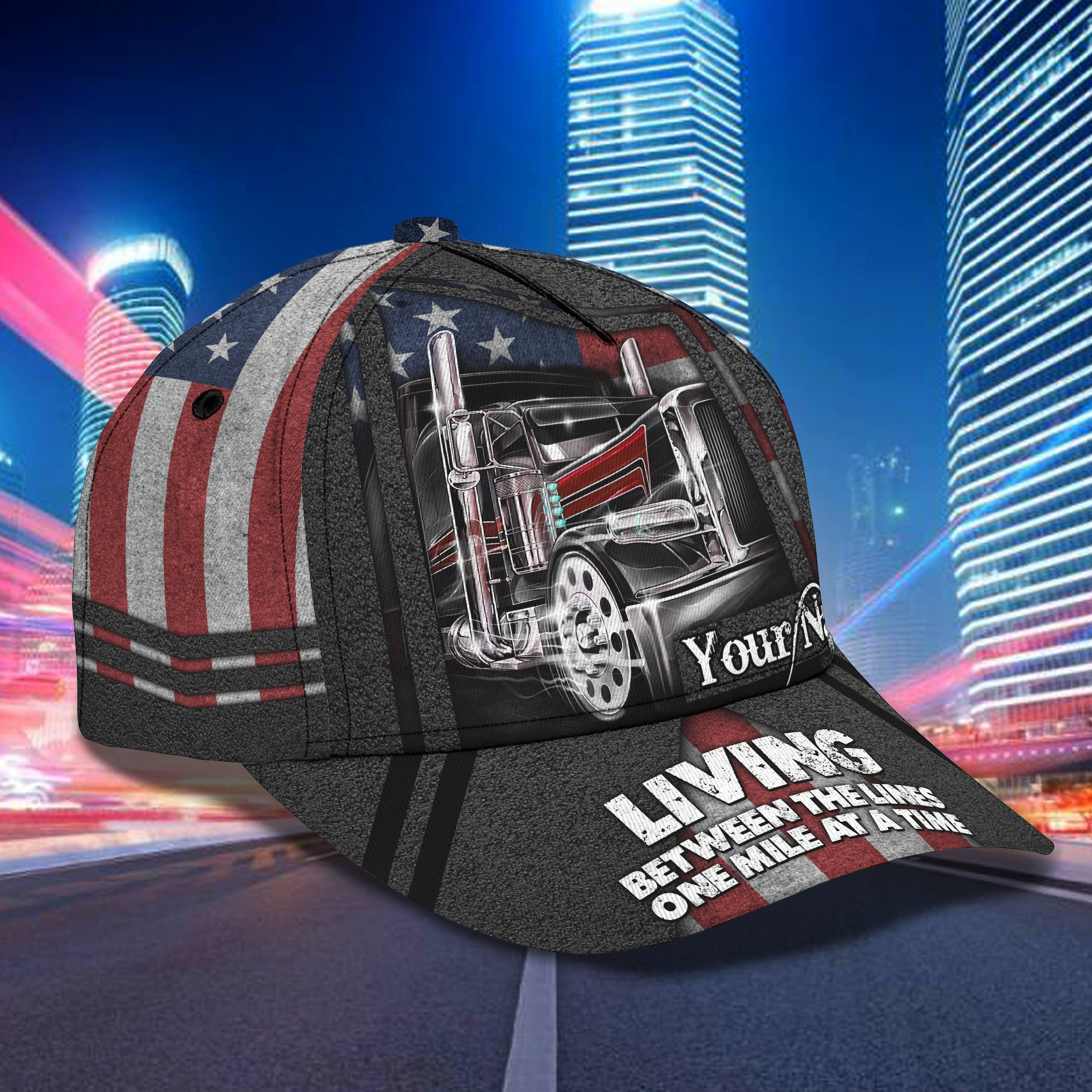 Custom Classic Trucker Cap - Personalized Name Trucker Hats Custom Hats Gifts For Men & Women