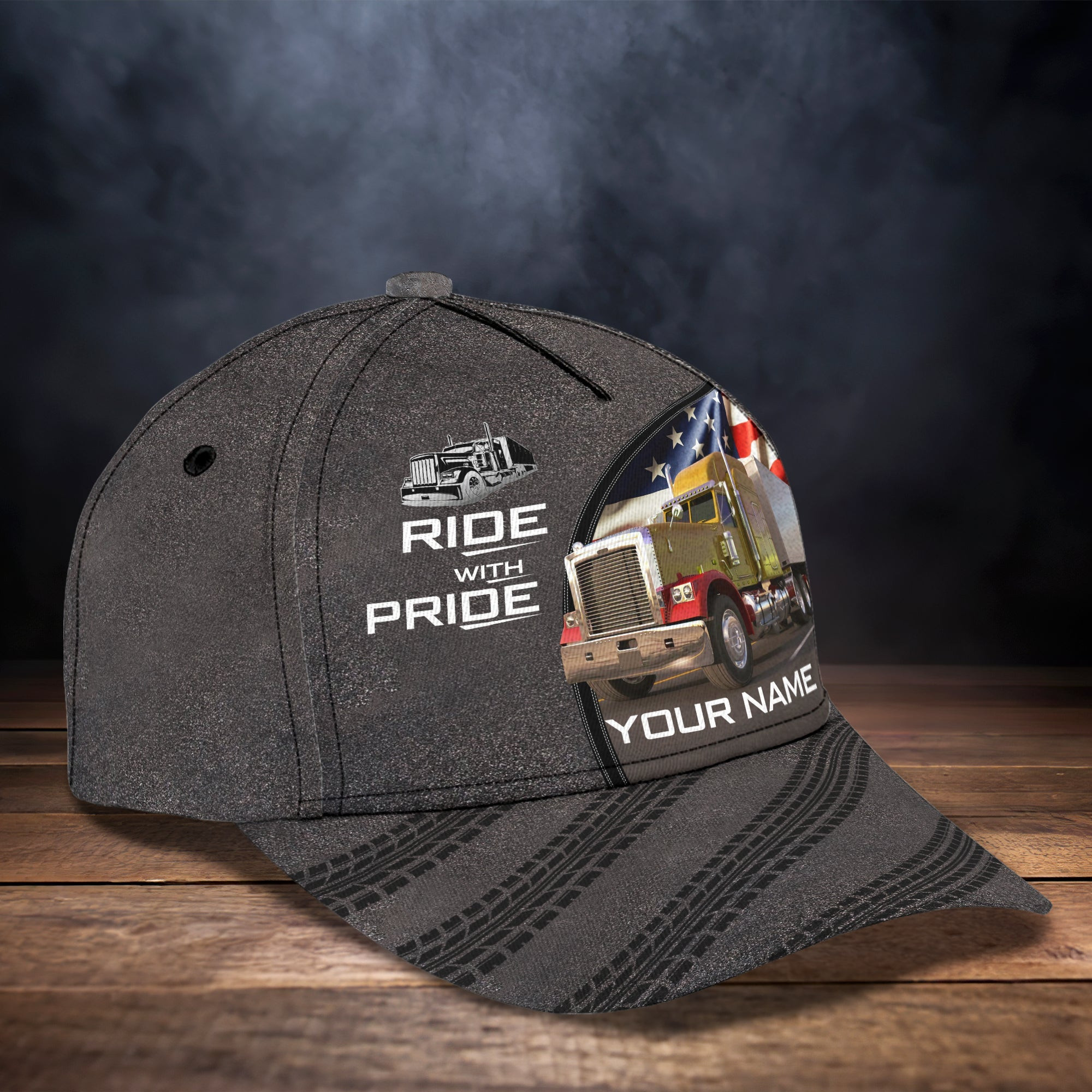 Custom Classic Trucker Cap - Personalized Name Trucker Hats Custom Hats Gifts For Men & Women