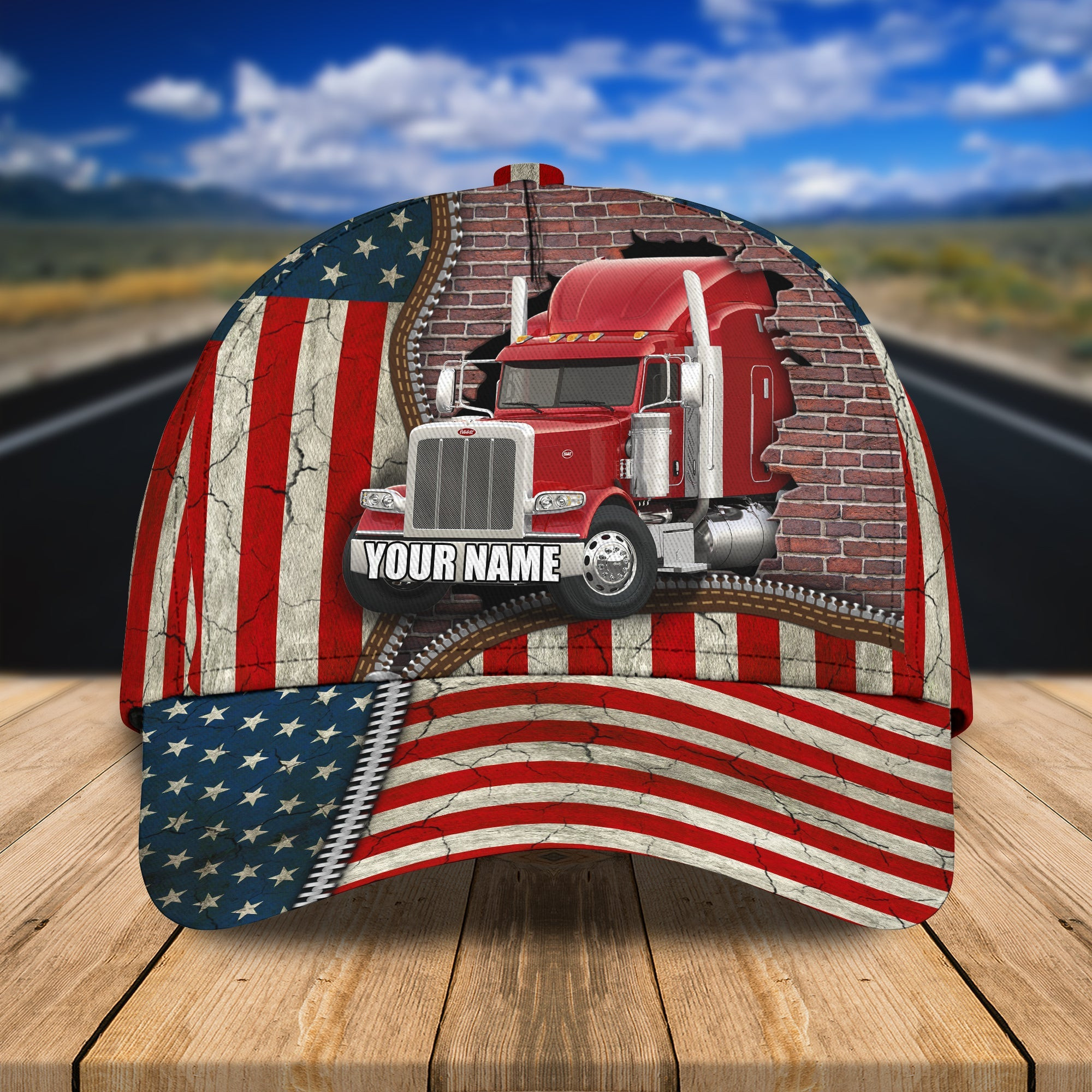 Custom Classic Trucker Cap - Personalized Name Trucker Hats Custom Hats Gifts For Men & Women