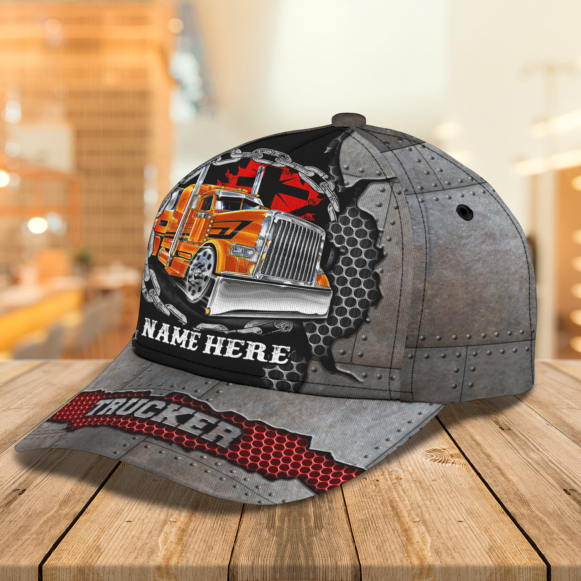Custom Classic Trucker Cap - Personalized Name Trucker Hats Custom Hats Gifts For Men & Women