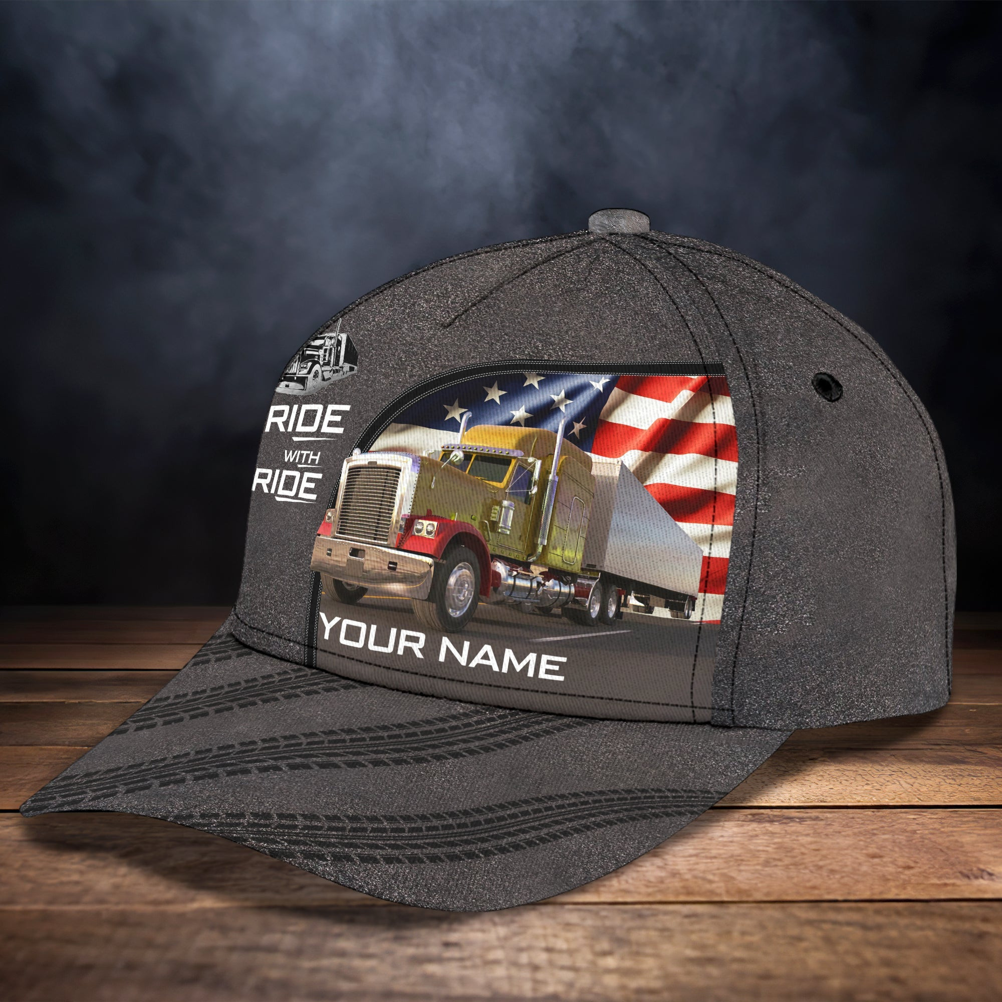 Custom Classic Trucker Cap - Personalized Name Trucker Hats Custom Hats Gifts For Men & Women