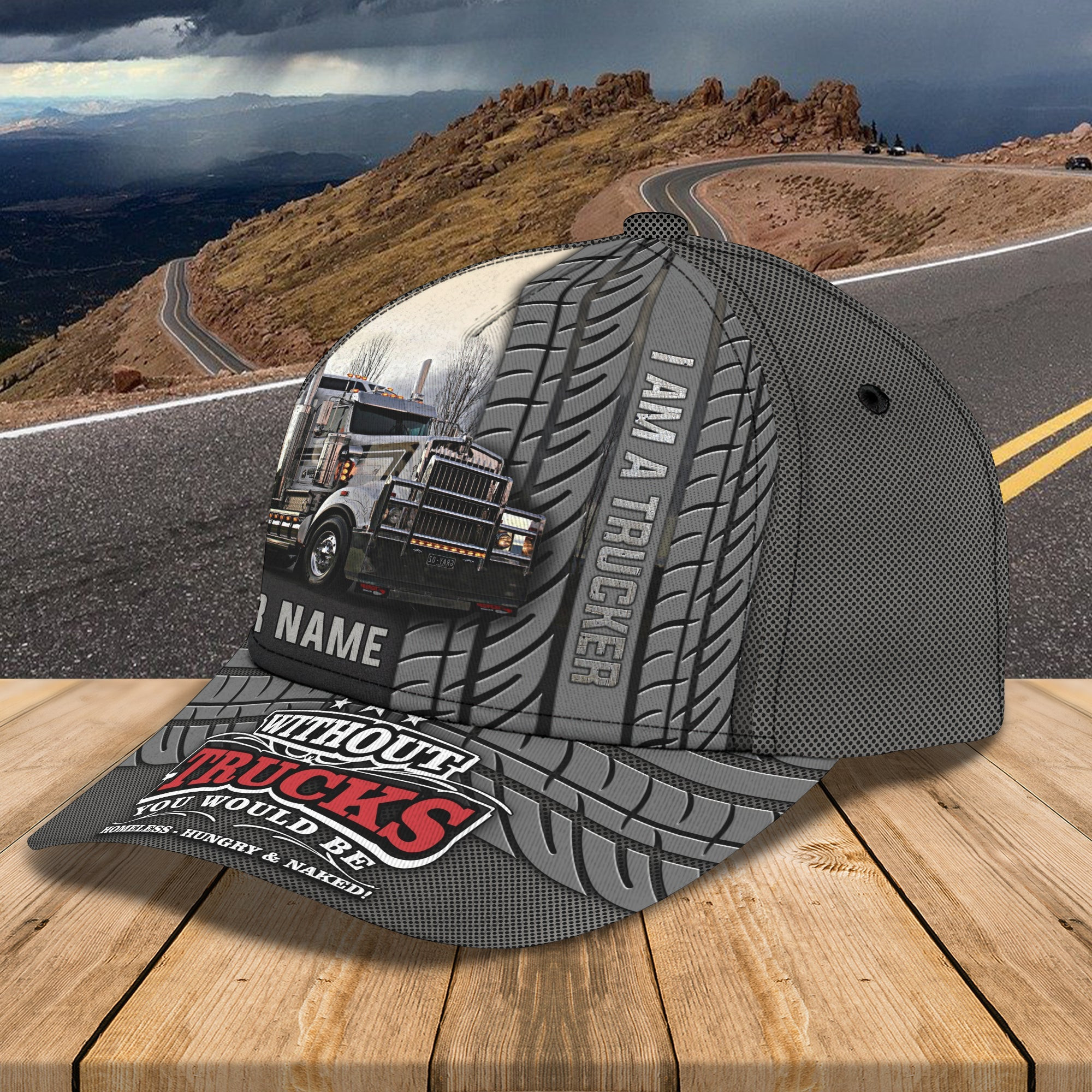Custom Classic Trucker Cap - Personalized Name Cap Trucker Hats Custom Hats Gifts For Men & Women
