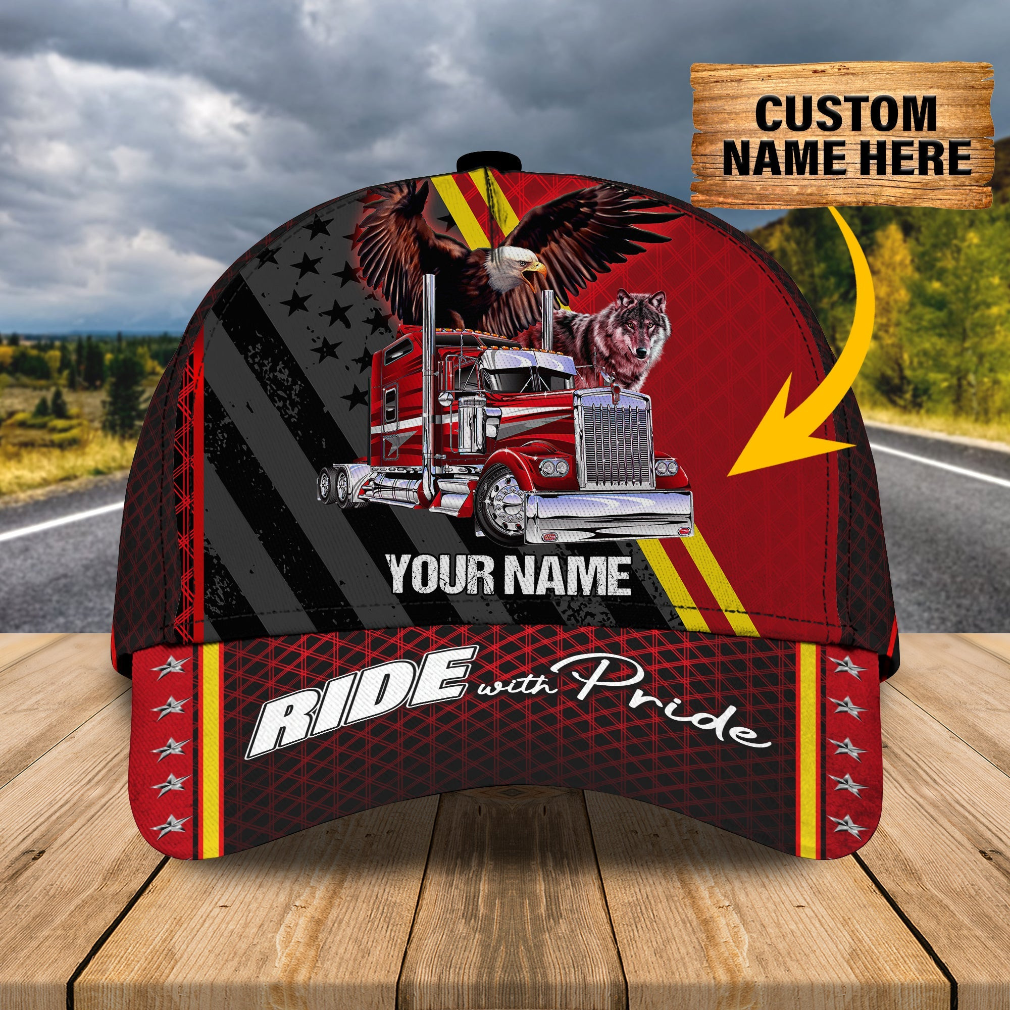 Custom Classic Trucker Cap - Personalized Name Cap Trucker Hats Custom Hats Gifts For Men & Women