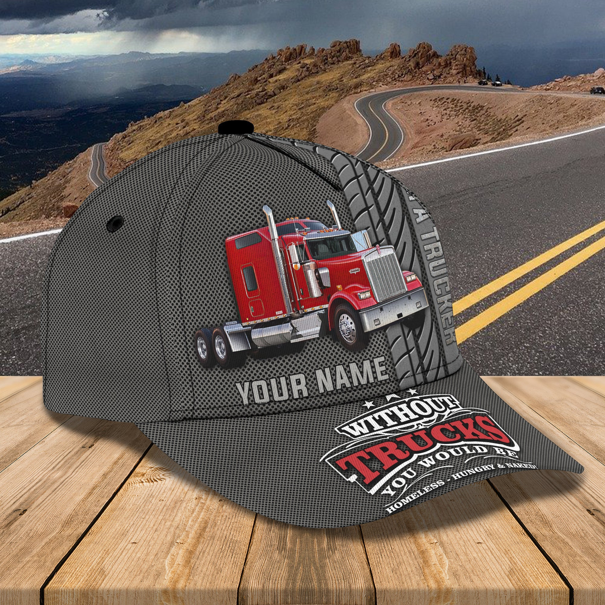 Custom Classic Trucker Cap - Personalized Name Hat Trucker Hats Custom Hats Gifts For Men & Women