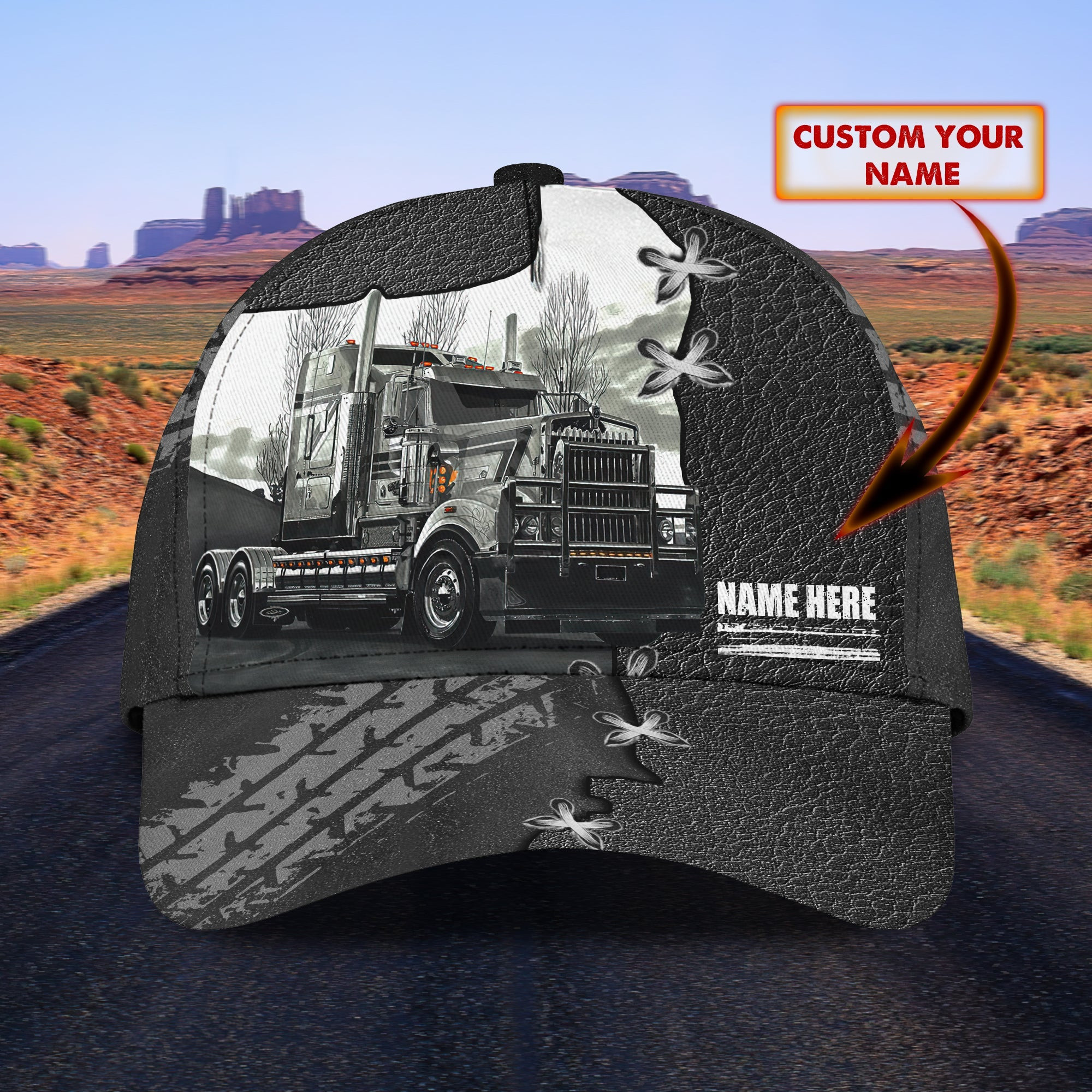 Custom Classic Trucker Cap - Personalized Name Hat Trucker Hats Custom Hats Gifts For Men & Women