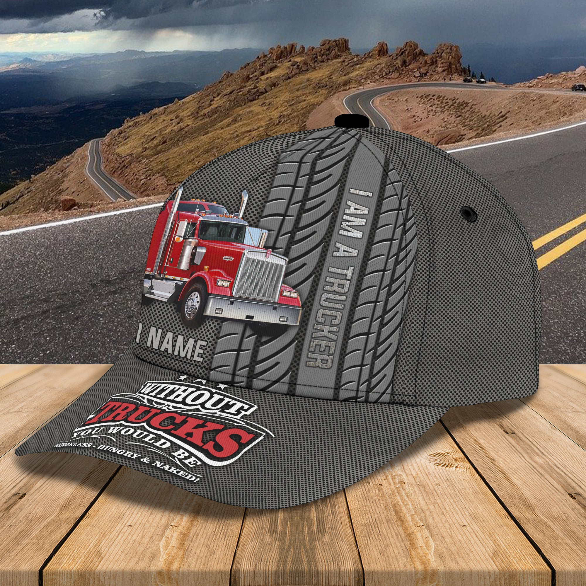 Custom Classic Trucker Cap - Personalized Name Hat Trucker Hats Custom Hats Gifts For Men & Women