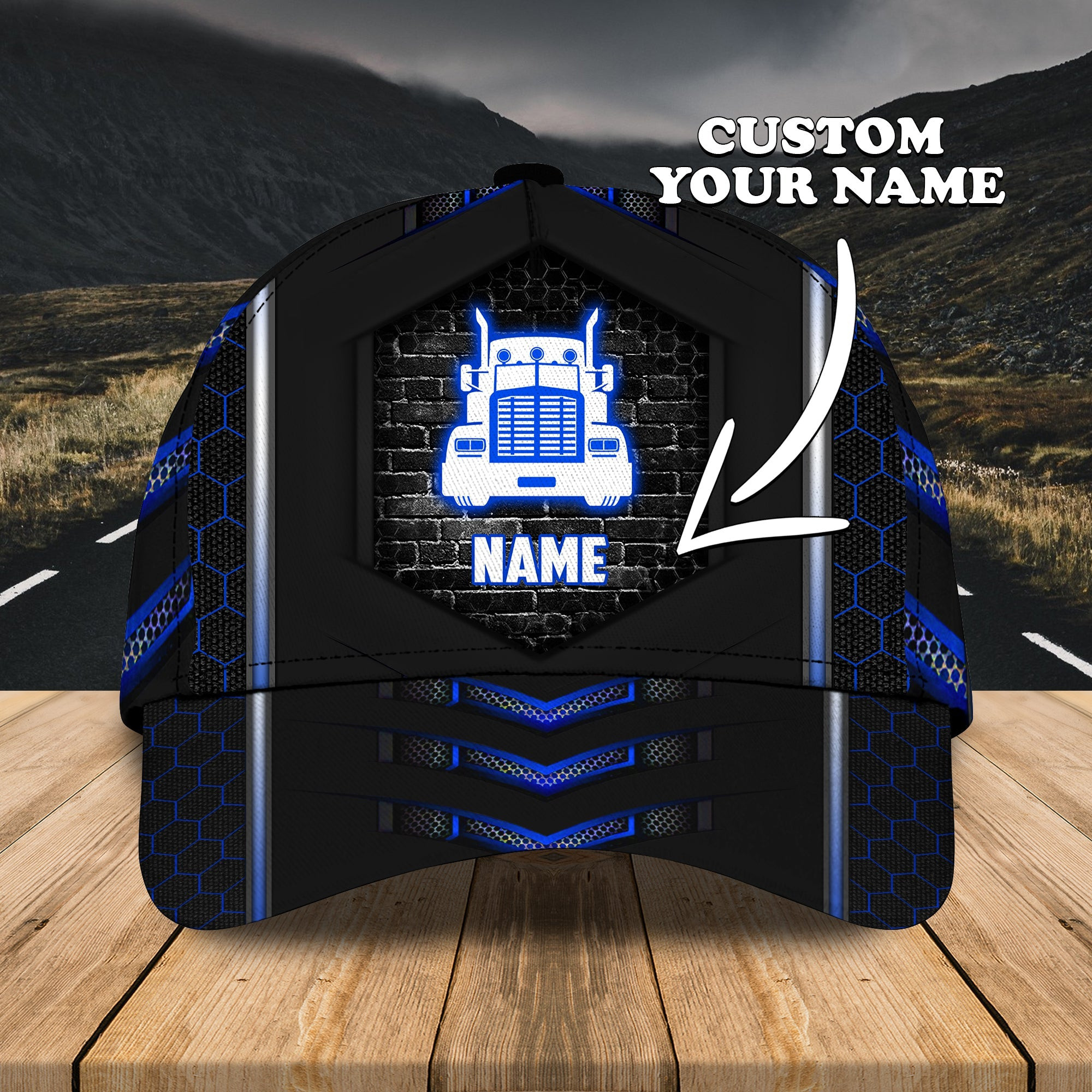 Custom Classic Trucker Cap - Personalized Name Option Trucker Hats Custom Hats Gifts For Men & Women
