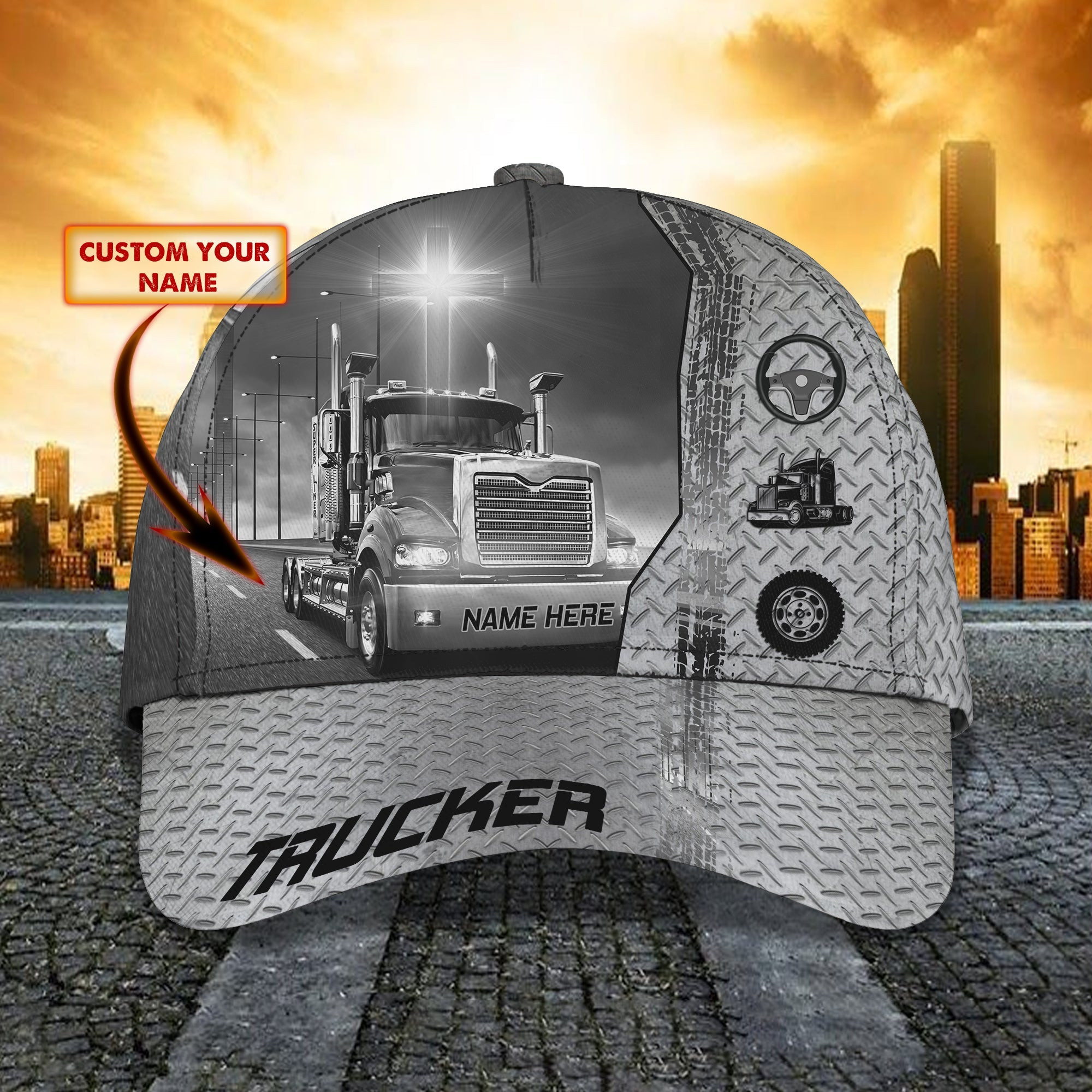 Custom Classic Trucker Cap - Personalized Name - Vtm C Trucker Hats Custom Hats Gifts For Men & Women
