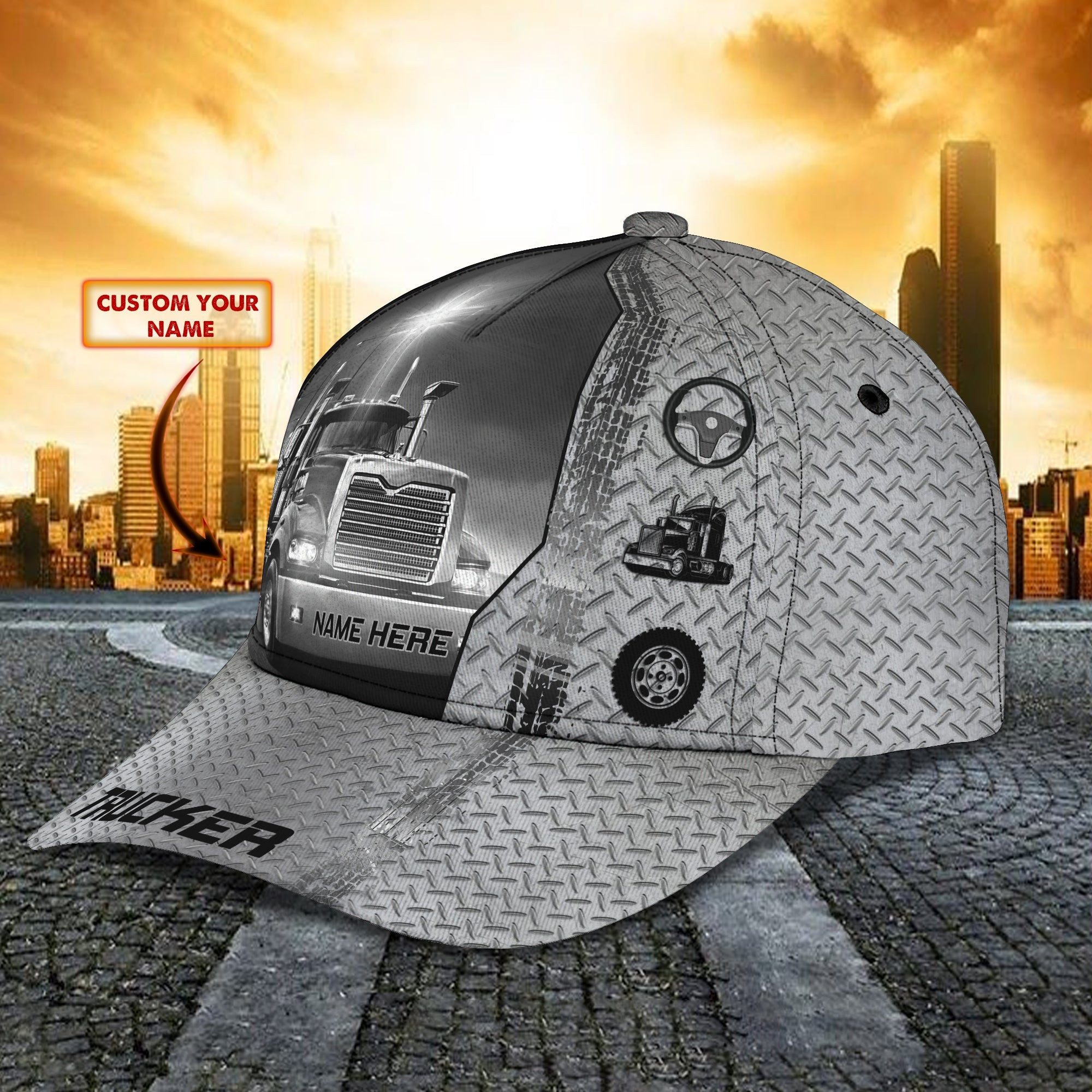 Custom Classic Trucker Cap - Personalized Name - Vtm C Trucker Hats Custom Hats Gifts For Men & Women