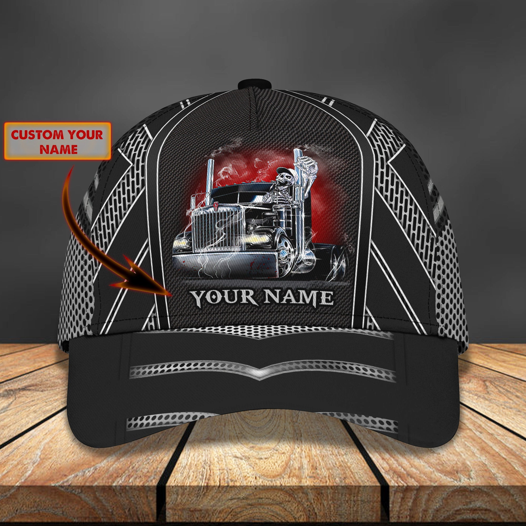 Custom Classic Trucker Cap With Personalized Name - Perfect Gift Trucker Hats Custom Hats Gifts For Men & Women