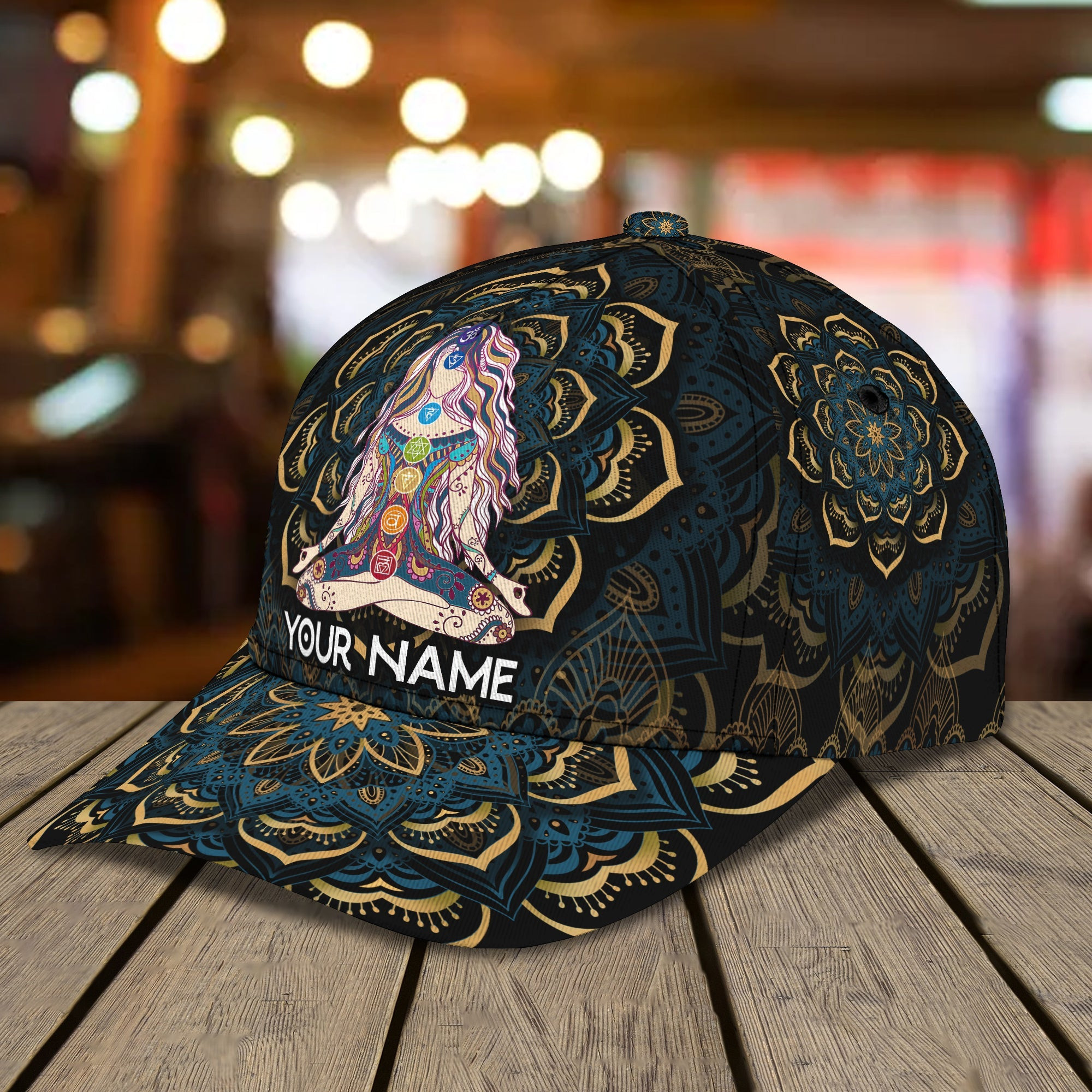 Custom Classic Yoga Mandala Personalized Cap Trucker Hats Custom Hats Gifts For Men & Women
