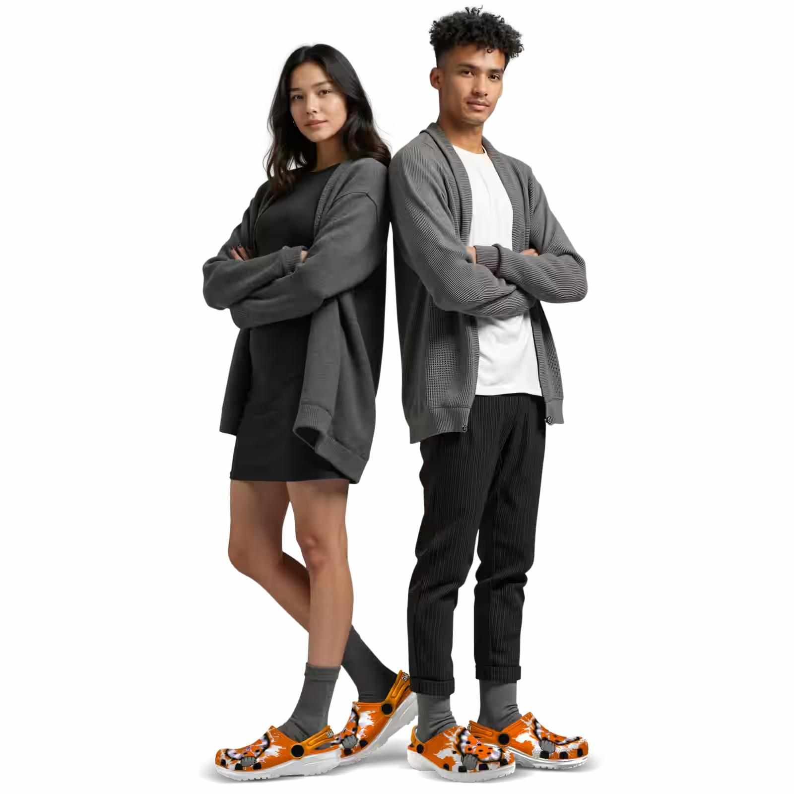 Custom Clemson Tigers Gripping Hand ClogTVC180102 - Image 7