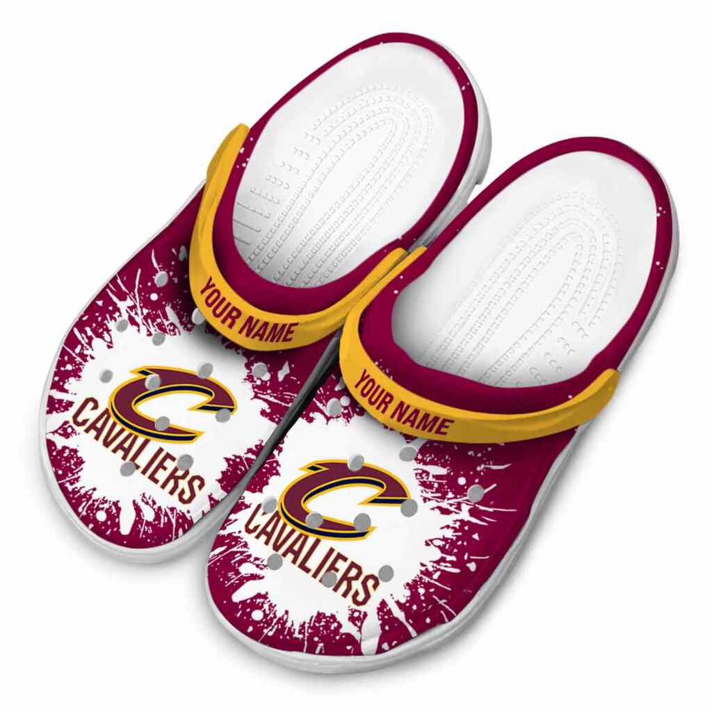 Custom Cleveland Cavaliers Splash Art ClogTVC1801916 - Image 4