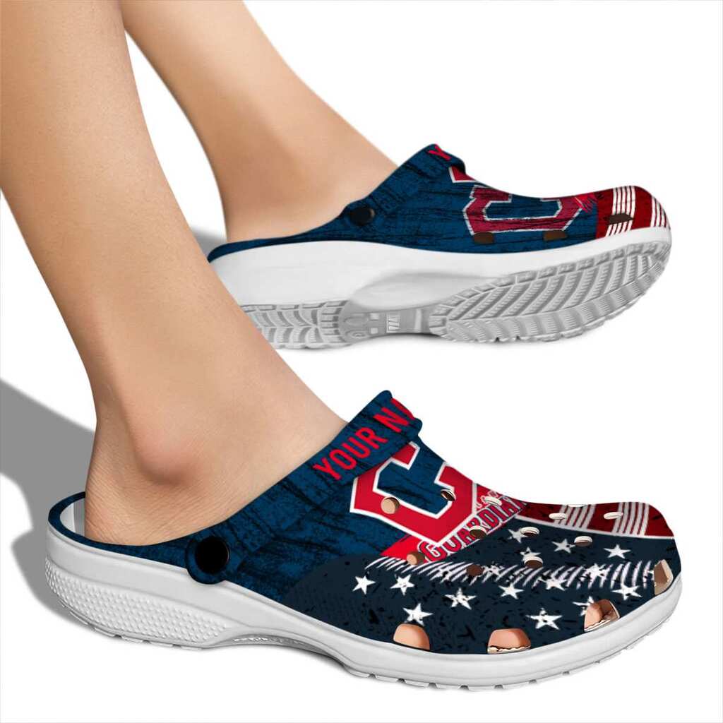 Custom Cleveland Guardians Star-Spangled Side Pattern ClogTVC180108 - Image 2