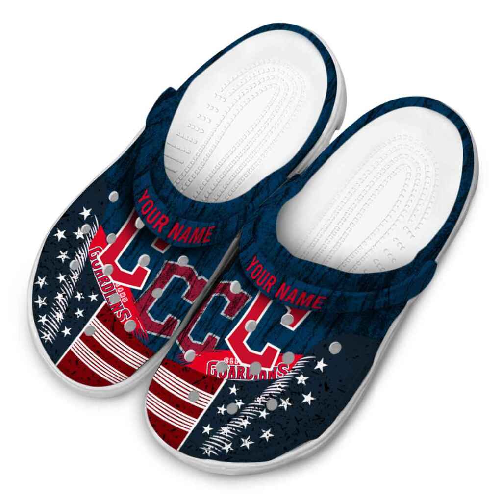 Custom Cleveland Guardians Star-Spangled Side Pattern ClogTVC180108 - Image 4