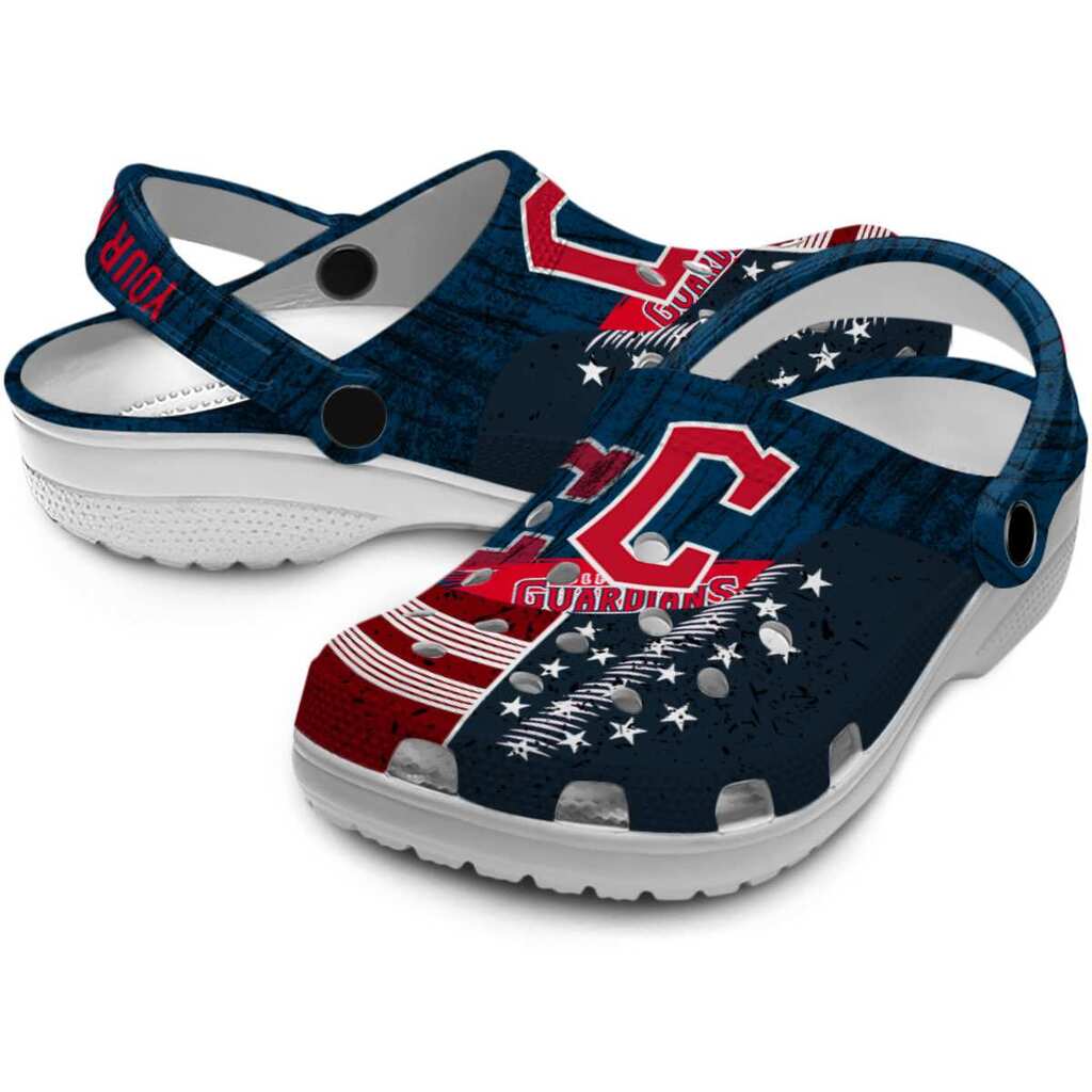 Custom Cleveland Guardians Star-Spangled Side Pattern ClogTVC180108 - Image 3