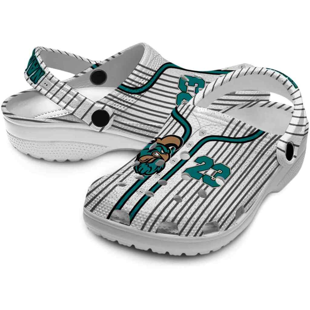 Custom Coastal Carolina Chanticleers Pinstripe Pattern ClogTVC1801747 - Image 3
