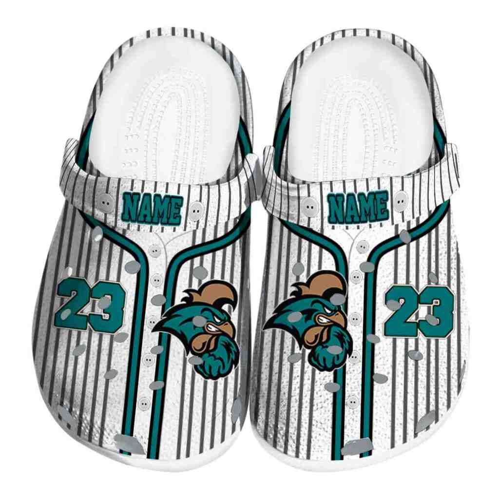 Custom Coastal Carolina Chanticleers Pinstripe Pattern ClogTVC1801747