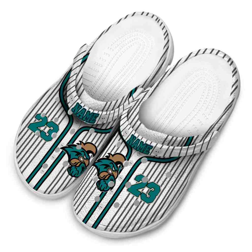 Custom Coastal Carolina Chanticleers Pinstripe Pattern ClogTVC1801747 - Image 4
