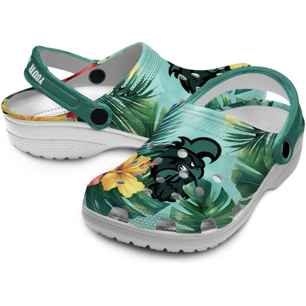Custom Coastal Carolina Chanticleers Tropical Vibes ClogTVC1801754 - Image 3