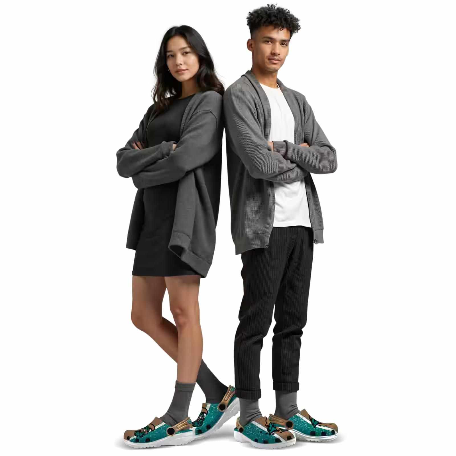 Custom Coastal Carolina Chanticleers Vertical Stripes ClogTVC1801747 - Image 7