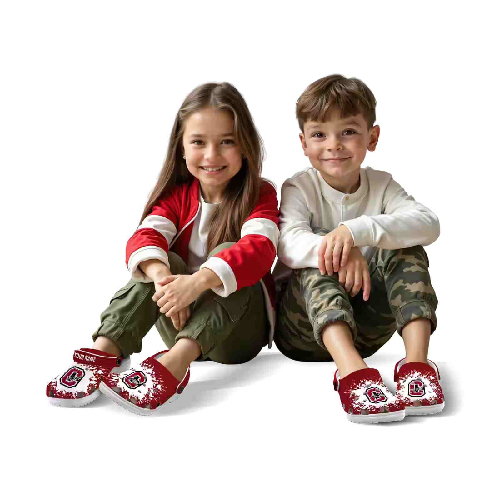 Custom Colgate Raiders Splatter Background ClogTVC1801747 - Image 8