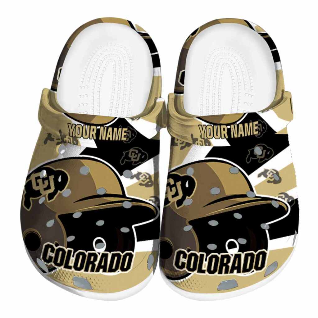 Custom Colorado Buffaloes Baseball Helmet ClogTVC1801805