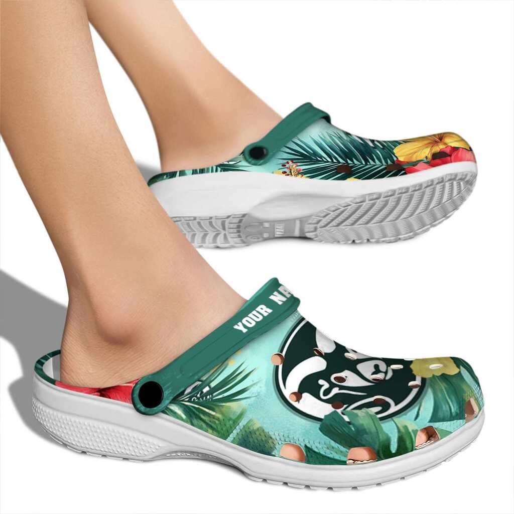Custom Colorado State Rams Tropical Vibes ClogTVC1801755 - Image 2