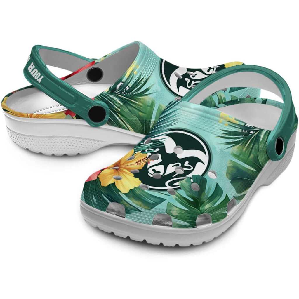 Custom Colorado State Rams Tropical Vibes ClogTVC1801755 - Image 3
