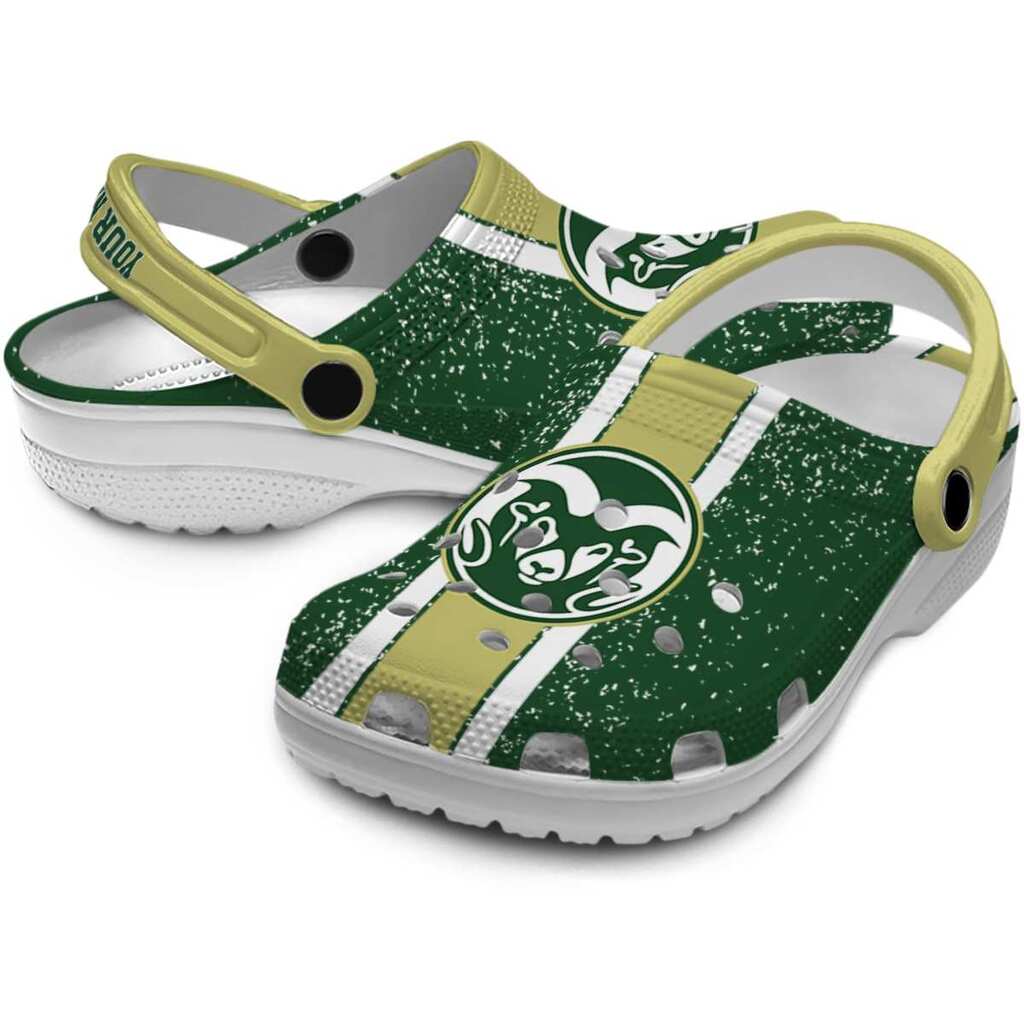 Custom Colorado State Rams Vertical Stripes ClogTVC1801748 - Image 3
