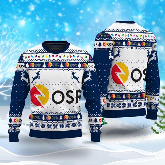 Custom Company Logo Image Reindeer Xmas Sweatshirt, Christmas Gift For Men Women Kid - Image 10