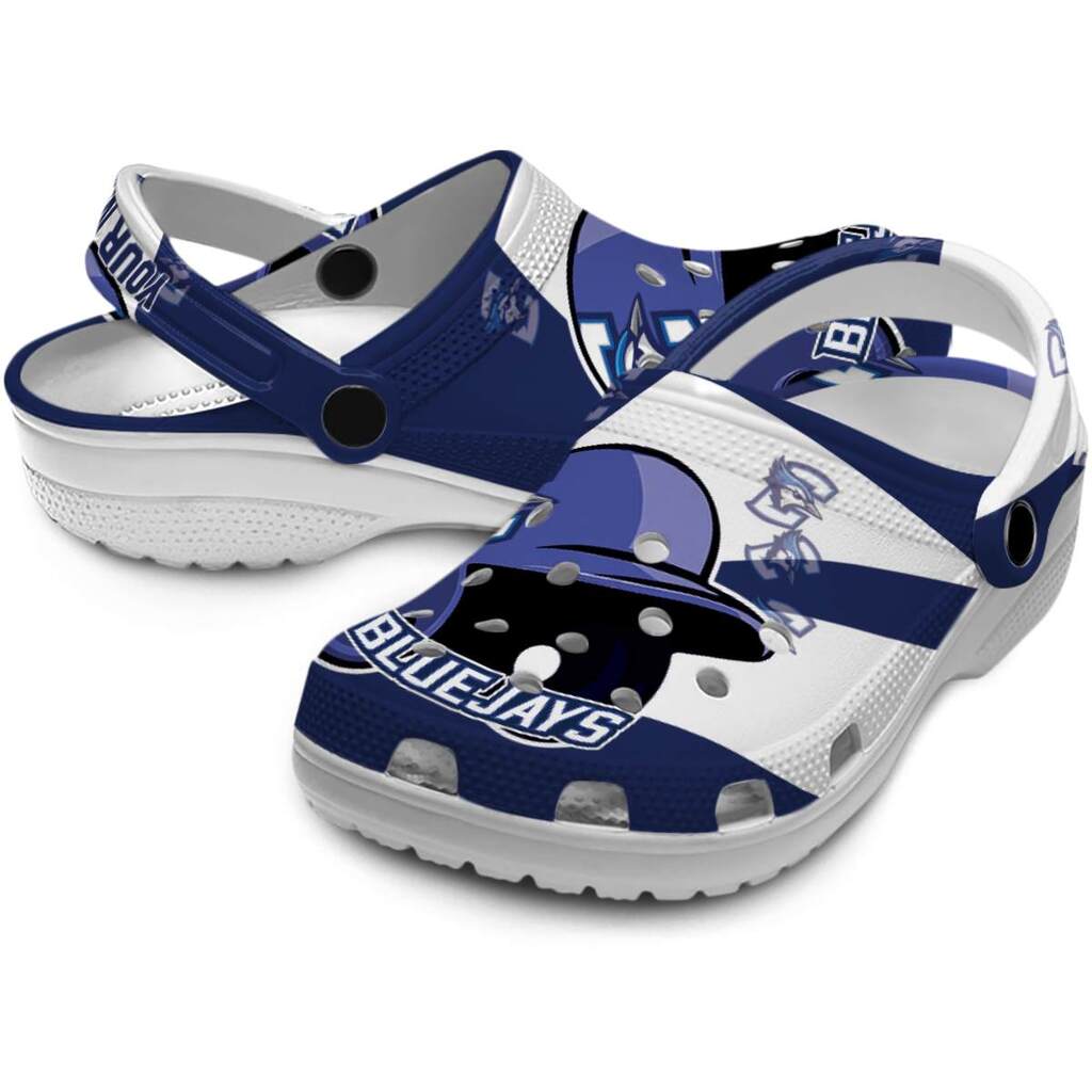 Custom Creighton Bluejays Baseball Helmet ClogTVC1801813 - Image 3