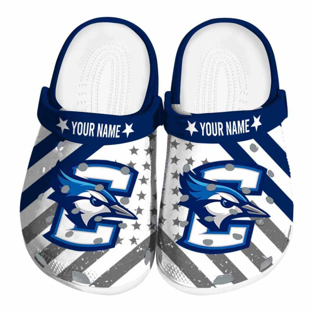 Custom Creighton Bluejays Star-Spangled Graphic ClogTVC1801813