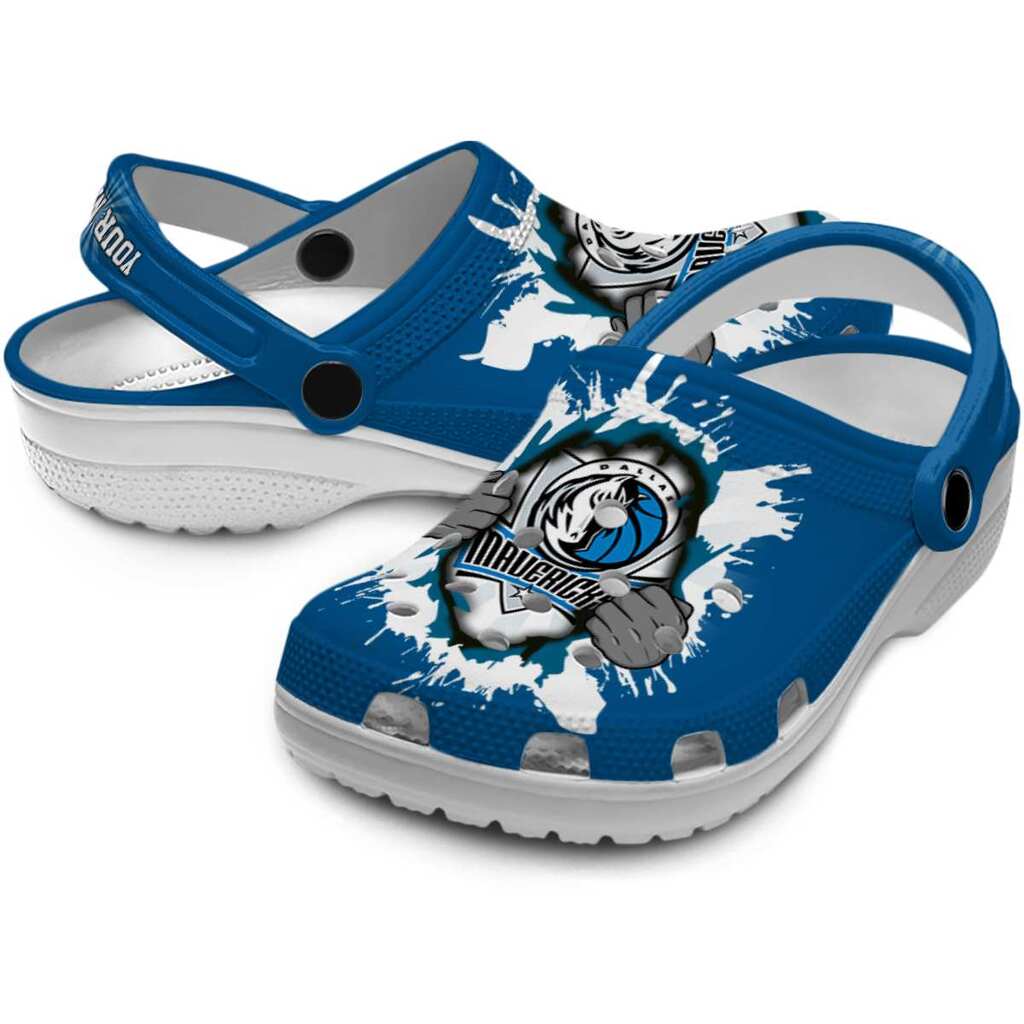 Custom Dallas Mavericks Gripping Hand ClogTVC1801681 - Image 3