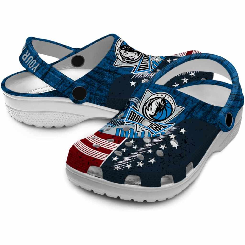 Custom Dallas Mavericks Star-Spangled Side Pattern ClogTVC1801682 - Image 3